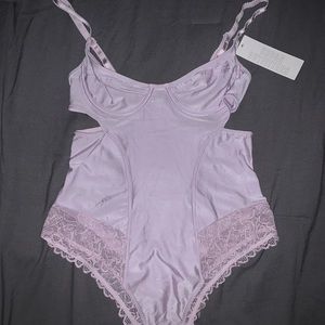 Urban Outfitters Lilac Lace Bodysuit